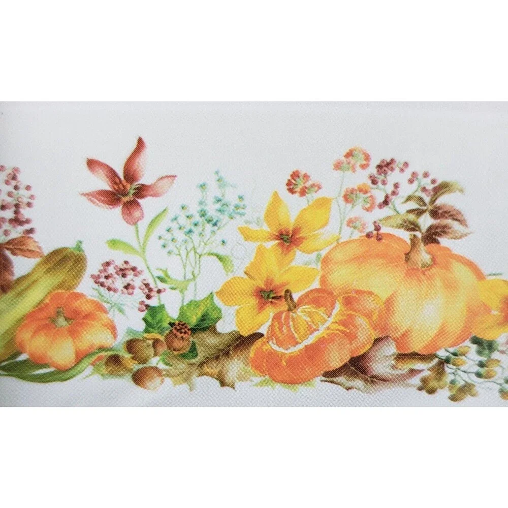 Printed Linen Tablecloth 52